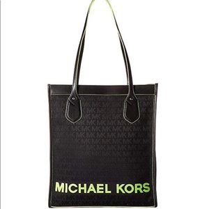 MICHAEL Michael Kors Large Bay Tote Neon Yellow